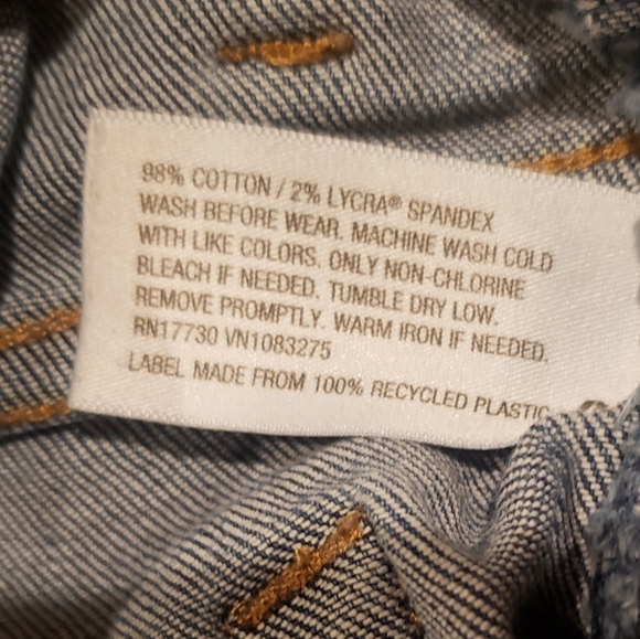 Cherokee  Girls' Straight Jeans - Blue Size 16 - Picture 7 of 8